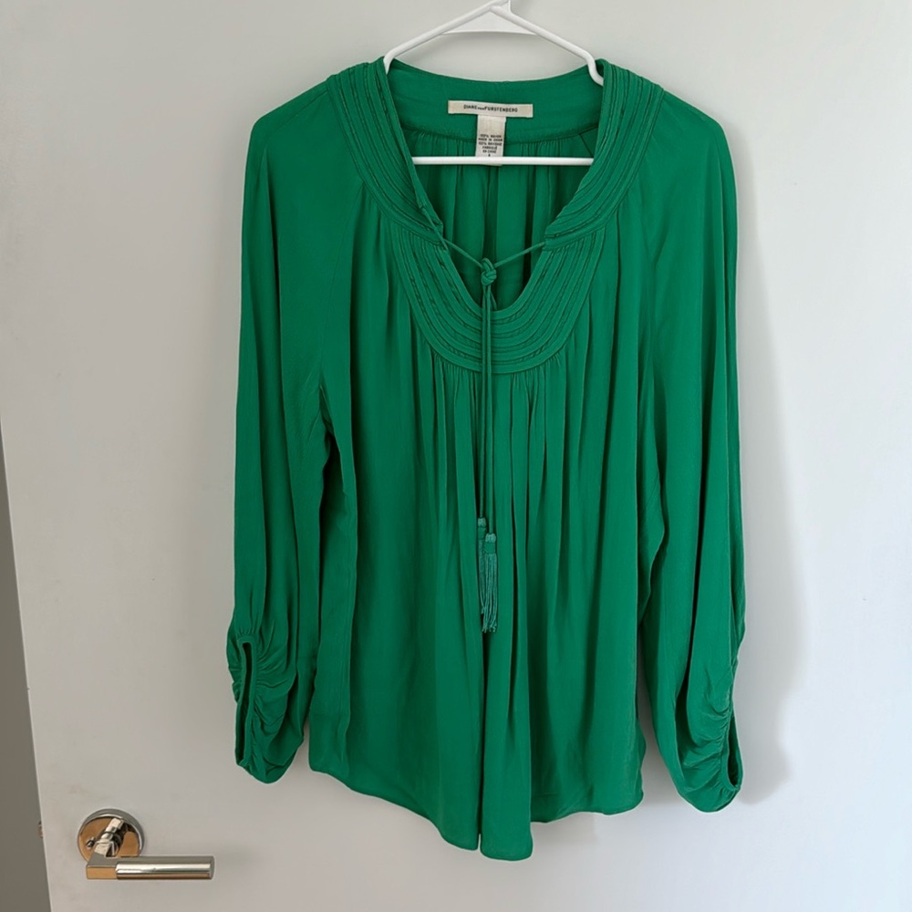 DvF tassle blouse